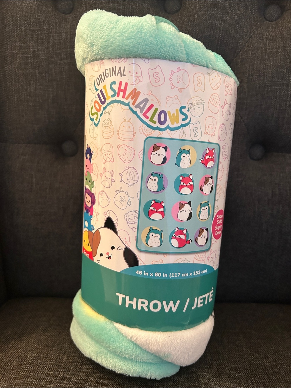 NEW ๐ Squishmallows Super Soft Plush Throw Blanket 46x60 in